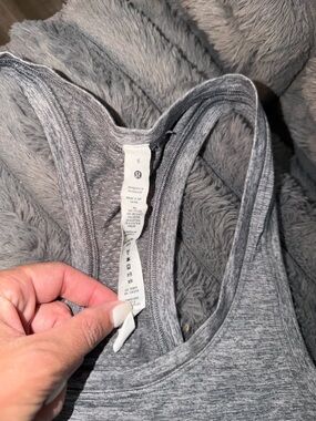 lululemon athletica Heather Gray Racerback Sports Bra - Women's